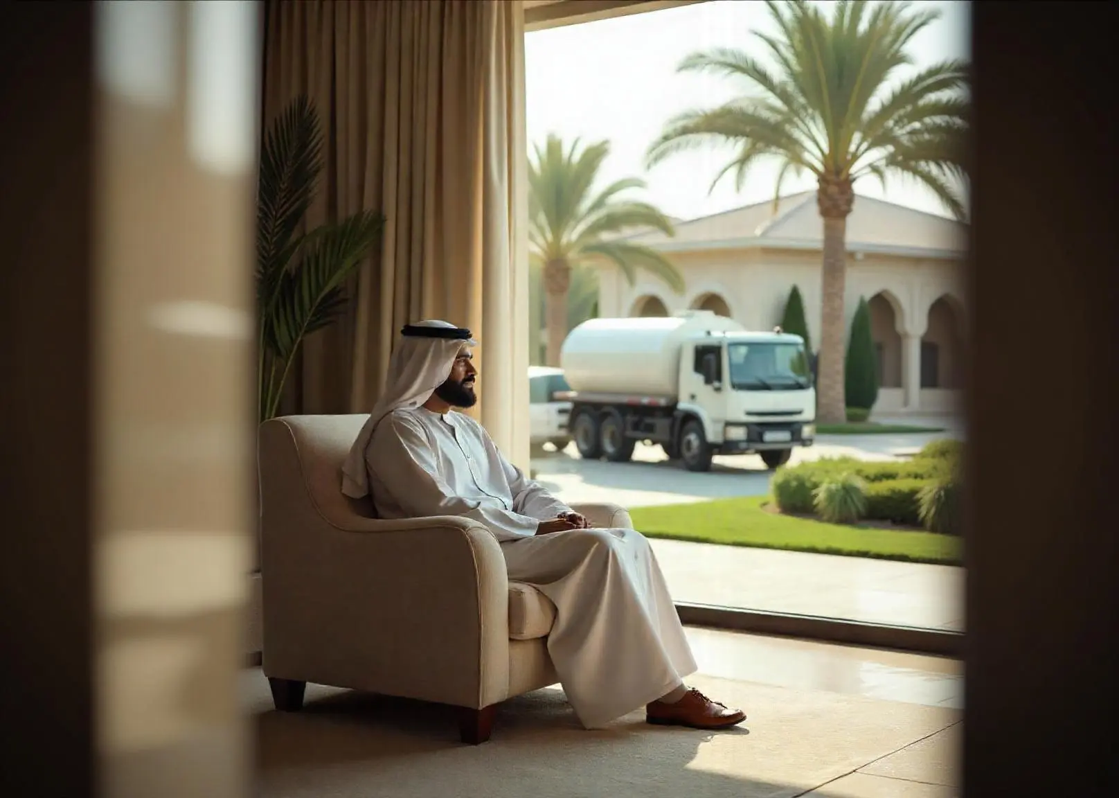 وايت ماء وسط الرياض صالحة للشرب